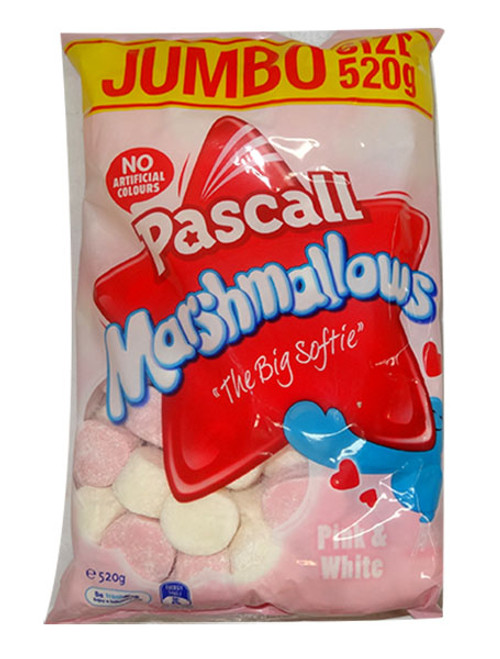 Pascall Marshmallows - Raspberry and Vanilla, by Pascall,  and more Confectionery at The Professors Online Lolly Shop. (Image Number :9845)