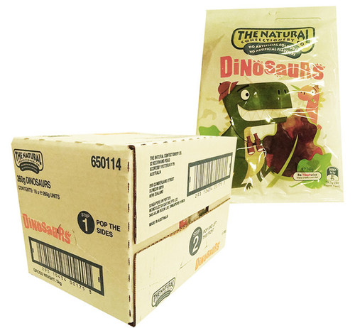 The Natural Confectionery Co. - Dinosaurs, by The Natural Confectionery Co.,  and more Confectionery at The Professors Online Lolly Shop. (Image Number :10030)