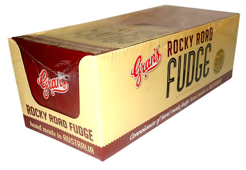 Grans Rocky Road Fudge, by Grans,  and more Confectionery at The Professors Online Lolly Shop. (Image Number :9769)