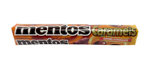 Mentos Choco Roll - Caramel, by Perfetti Van Melle,  and more Confectionery at The Professors Online Lolly Shop. (Image Number :9932)