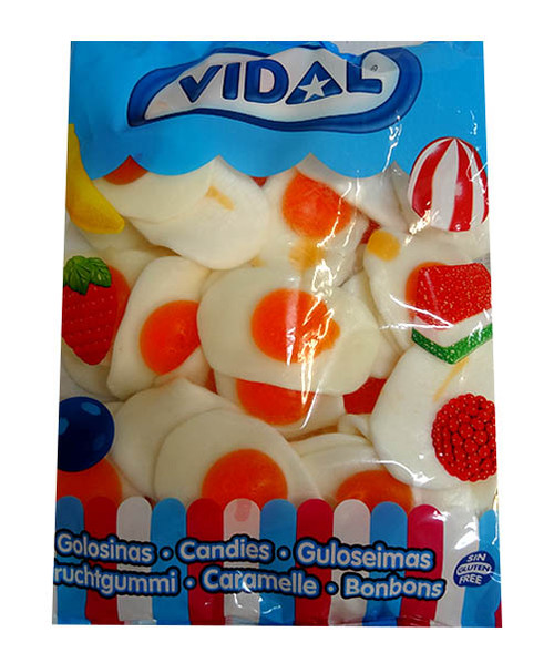 Vidal Giant Fried Eggs, by vidal,  and more Confectionery at The Professors Online Lolly Shop. (Image Number :10076)