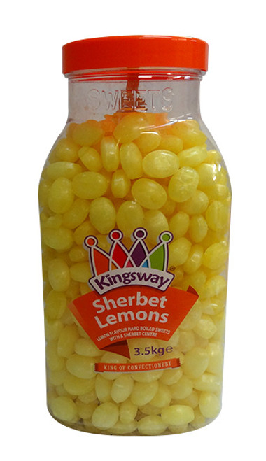 Kingsway Sherbet Lemons, by Kingsway,  and more Confectionery at The Professors Online Lolly Shop. (Image Number :10136)