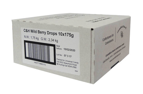 Cavendish & Harvey - Wild Berry Drops and more Confectionery at The Professors Online Lolly Shop. (Image Number :10543)