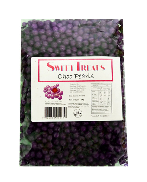 Sweet Treats Choc Pearls - Purple and more Confectionery at The Professors Online Lolly Shop. (Image Number :10422)