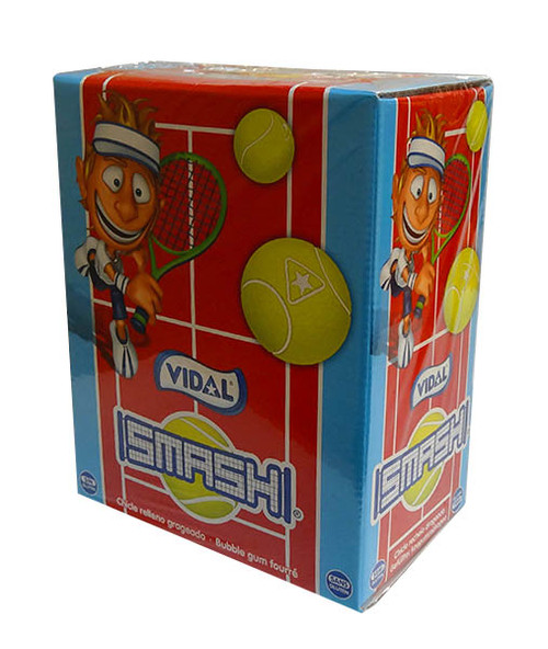 Vidal Smash - Tennis Ball Bubble Gum, by vidal,  and more Confectionery at The Professors Online Lolly Shop. (Image Number :10323)