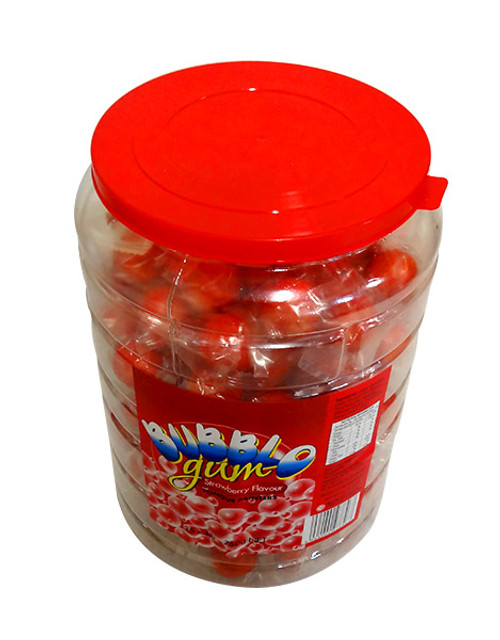 BubblO Gum Jar - Red and more Confectionery at The Professors Online Lolly Shop. (Image Number :10380)