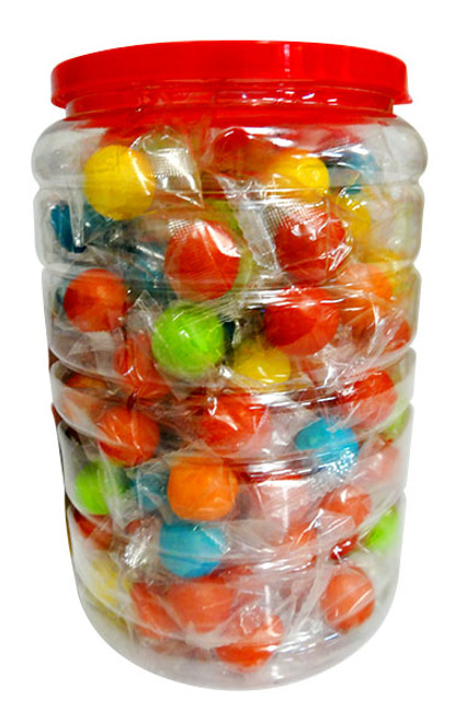 BubblO Gum Jar - Rainbow and more Confectionery at The Professors Online Lolly Shop. (Image Number :11316)