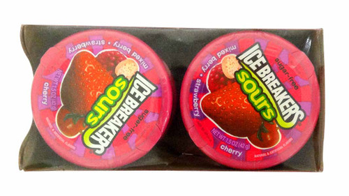 Ice Breakers Sours Berry, by Hersheys,  and more Confectionery at The Professors Online Lolly Shop. (Image Number :10665)