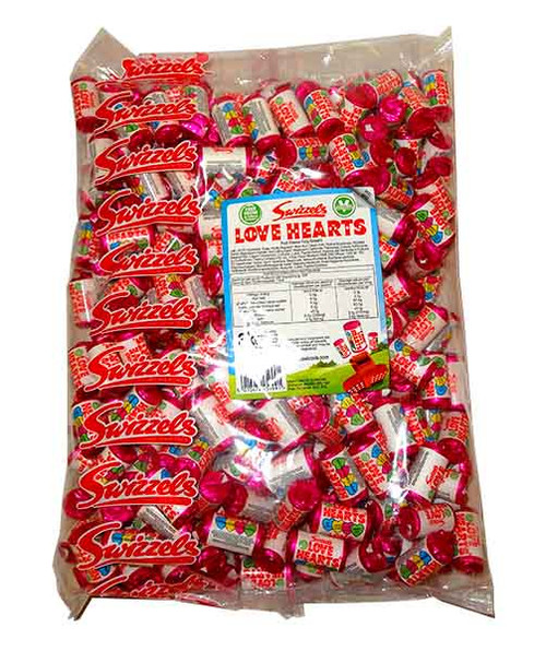 Swizzels Love Heart  Mini Rolls, by Swizzels Matlow,  and more Confectionery at The Professors Online Lolly Shop. (Image Number :10581)