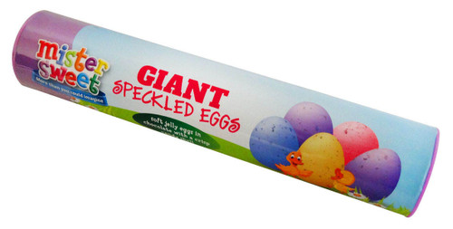 Mister Sweet Giant Speckled Eggs Tubes and more Confectionery at The Professors Online Lolly Shop. (Image Number :13243)