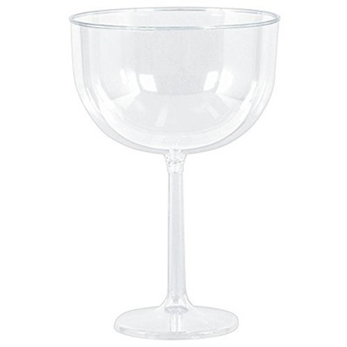 Clear Plastic Candy Buffet Jumbo Wine Glass and more Partyware at The Professors Online Lolly Shop. (Image Number :11124)