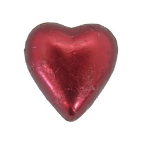 Belgian Milk Chocolate Hearts - Burgundy and more Confectionery at The Professors Online Lolly Shop. (Image Number :11210)