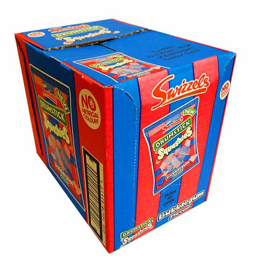 Swizzel Drumstick Squashies - Bubble Gum, by Swizzels Matlow,  and more Confectionery at The Professors Online Lolly Shop. (Image Number :11510)