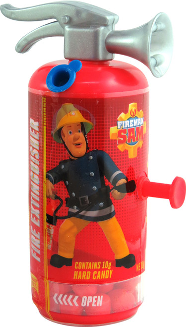 Fireman Sam Fire Extinguisher and more Confectionery at The Professors Online Lolly Shop. (Image Number :11804)