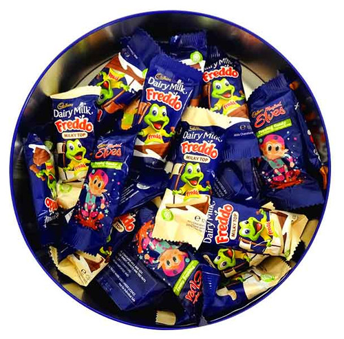 Cadbury Freddo Xmas Gift Tin, by Cadbury,  and more Confectionery at The Professors Online Lolly Shop. (Image Number :12757)