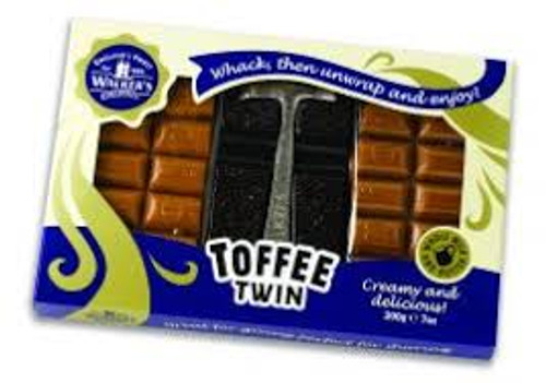 Walkers Original Creamy Toffee Twin with Hammer (200g Box)
