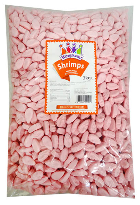 Kingsway Shrimps, by Kingsway,  and more Confectionery at The Professors Online Lolly Shop. (Image Number :13065)