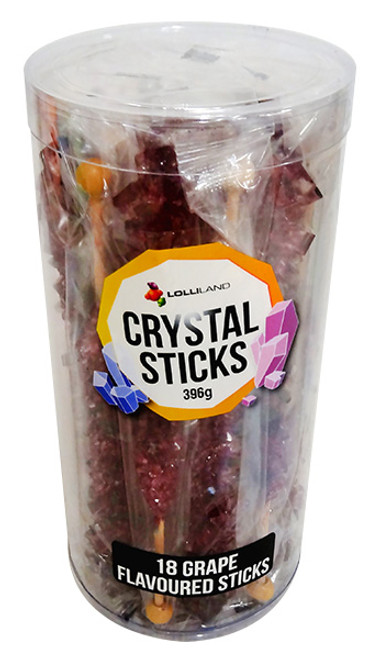 Crystal sticks - Purple, by Lolliland,  and more Confectionery at The Professors Online Lolly Shop. (Image Number :12856)