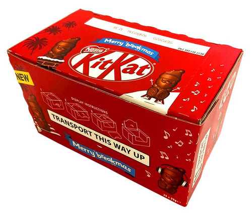 Kit Kat Santas, by Mars,  and more Confectionery at The Professors Online Lolly Shop. (Image Number :13528)