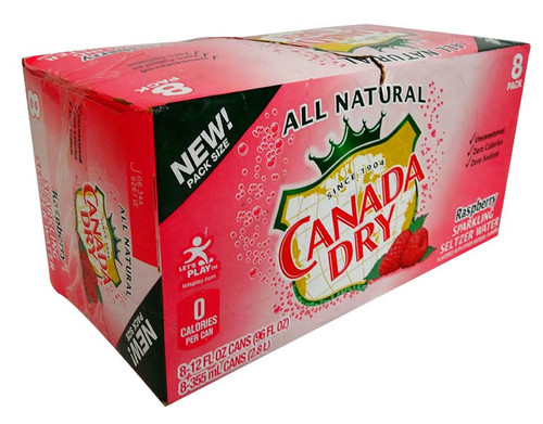 Canada Dry - Raspberry Seltze - Limited Stock, by Dr Pepper,  and more Beverages at The Professors Online Lolly Shop. (Image Number :13798)