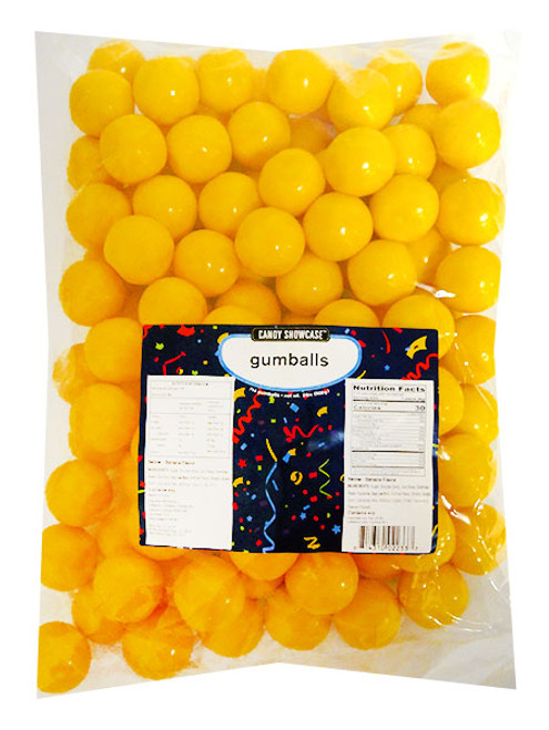 Candy Showcase Gumballs - Yellow, by Lolliland,  and more Confectionery at The Professors Online Lolly Shop. (Image Number :14431)