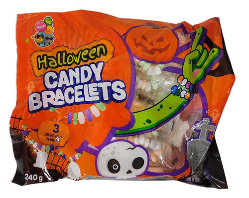 Halloween Candy Bracelets (20pc - 240g Bag)