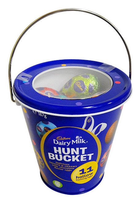 Cadbury Hunt Bucket, by Cadbury,  and more Confectionery at The Professors Online Lolly Shop. (Image Number :14395)