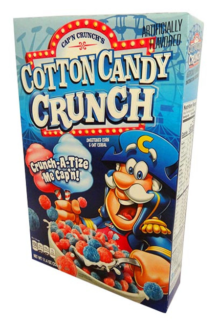 Cap n Crunch - Cotton Candy and more Snack Foods at The Professors Online Lolly Shop. (Image Number :14550)