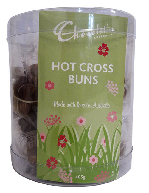 Chocolatier - Hot Cross Bun Tub and more Confectionery at The Professors Online Lolly Shop. (Image Number :15731)