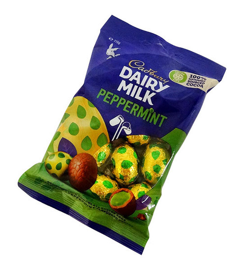Cadbury Peppermint Mini Eggs, by Cadbury,  and more Confectionery at The Professors Online Lolly Shop. (Image Number :18025)