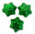 Belgian Milk Chocolate Stars - Green and more Confectionery at The Professors Online Lolly Shop. (Image Number :17509)