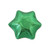 Belgian Milk Chocolate Stars - Green and more Confectionery at The Professors Online Lolly Shop. (Image Number :17180)