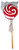 Round Red and White Lollipop, by Designer Candy,  and more Confectionery at The Professors Online Lolly Shop. (Image Number :4194)
