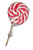 Round Pink and White Lollipop, by Designer Candy,  and more Confectionery at The Professors Online Lolly Shop. (Image Number :4891)