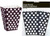 Treat Boxes - Black with White Dots, by Meteor,  and more Partyware at The Professors Online Lolly Shop. (Image Number :5775)