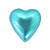 Belgian Milk Chocolate Hearts - Aqua and more Confectionery at The Professors Online Lolly Shop. (Image Number :11192)