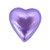 Belgian Milk Chocolate Hearts - Mauve and more Confectionery at The Professors Online Lolly Shop. (Image Number :11206)