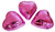 Belgian Milk Chocolate Hearts - Pink and more Confectionery at The Professors Online Lolly Shop. (Image Number :16505)