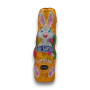 Darrell Lea Easter Bunny Life Savers Fruit Tingles 170g hollow milk chocolate bunny front view, available at The Professors Online Lolly Shop.