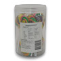 Back view of Candy Showcase Easter Egg Pops packaging, displaying nutritional information and product details.