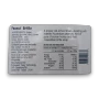 Aussie Brittle Peanut Brittle 130g nutrition label showing Australian peanuts, Victorian honey and allergen details.