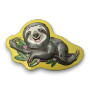 Sloth is My Spirit Animal Mint tin, featuring a cute sloth design with sour strawberry-flavoured lollies inside.