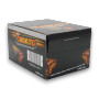 Chokito 36-pack display box featuring chewy caramel fudge, crunchy balls, and milk chocolate, available at The Professors.