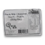 Nutrition information of Pauls Milk Chocolate Hearts in purple foil, available at The Professors Online Lolly Shop