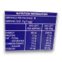 Nutritional information of Cadbury Dairy Milk Hollow Eggs, 18 eggs in a 306g box.
