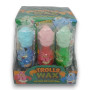 Trolls Wax (12 x 40g) display, featuring three troll candy dispensers, available at The Professors Online Lolly Shop.
