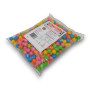 Mini 15mm gumballs in a vibrant assortment of colours, individually coated for freshness, available at The Professors.