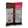 Back of Darrell Lea Dark Choc Twists 200g pack with ingredients and sustainability details, available at The Professors.