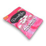 Darrell Lea Raspberry Allsorts pack with layered pink and white lollies, available at The Professors Online Lolly Shop.