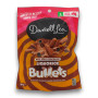 Darrell Lea Milk Chocolate Bullets 204g bag with soft liquorice coated in creamy chocolate, available at The Professors.